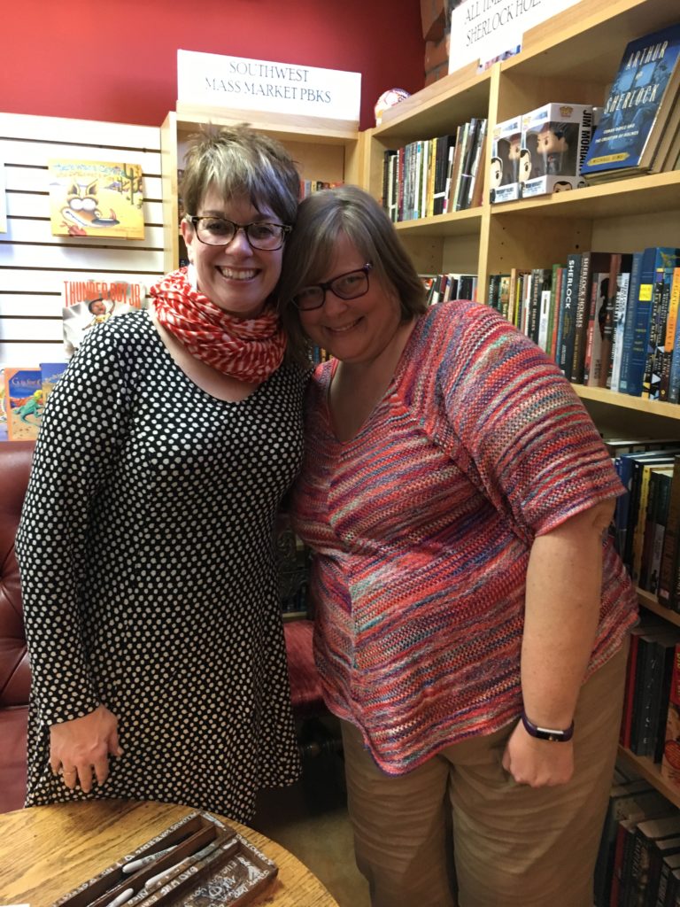 Here I am with Kristan Higgins at The Poisoned Pen in Scottsdale, Arizona, Feb. 8, 2017.